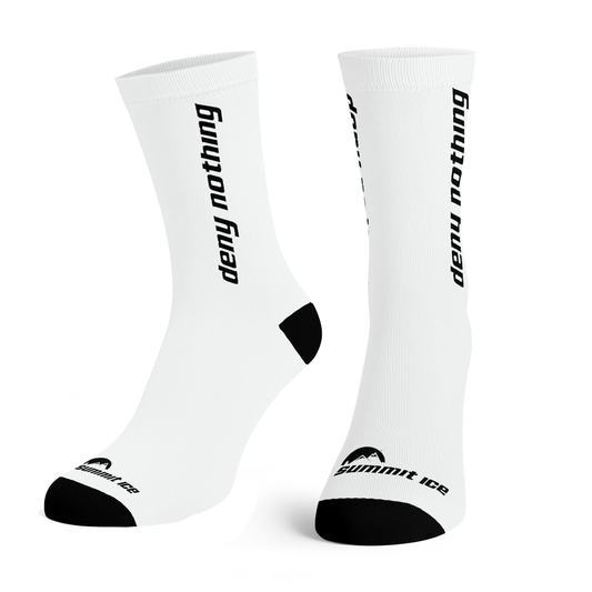 Summit Ice Calf Socks (White)