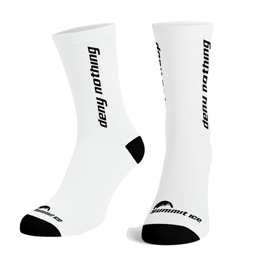 Summit Ice Calf Socks (White)